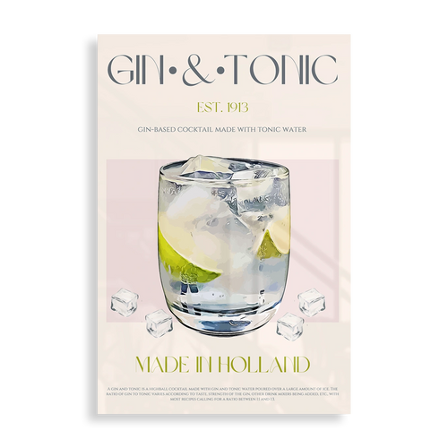 GIn & Tonic Cocktail Est. 1913
