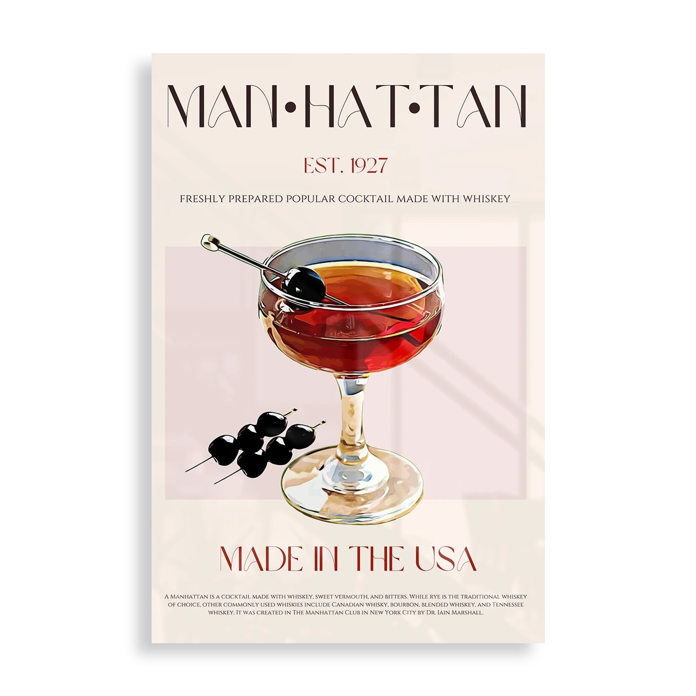 Manhattan Cocktail Est. 1927