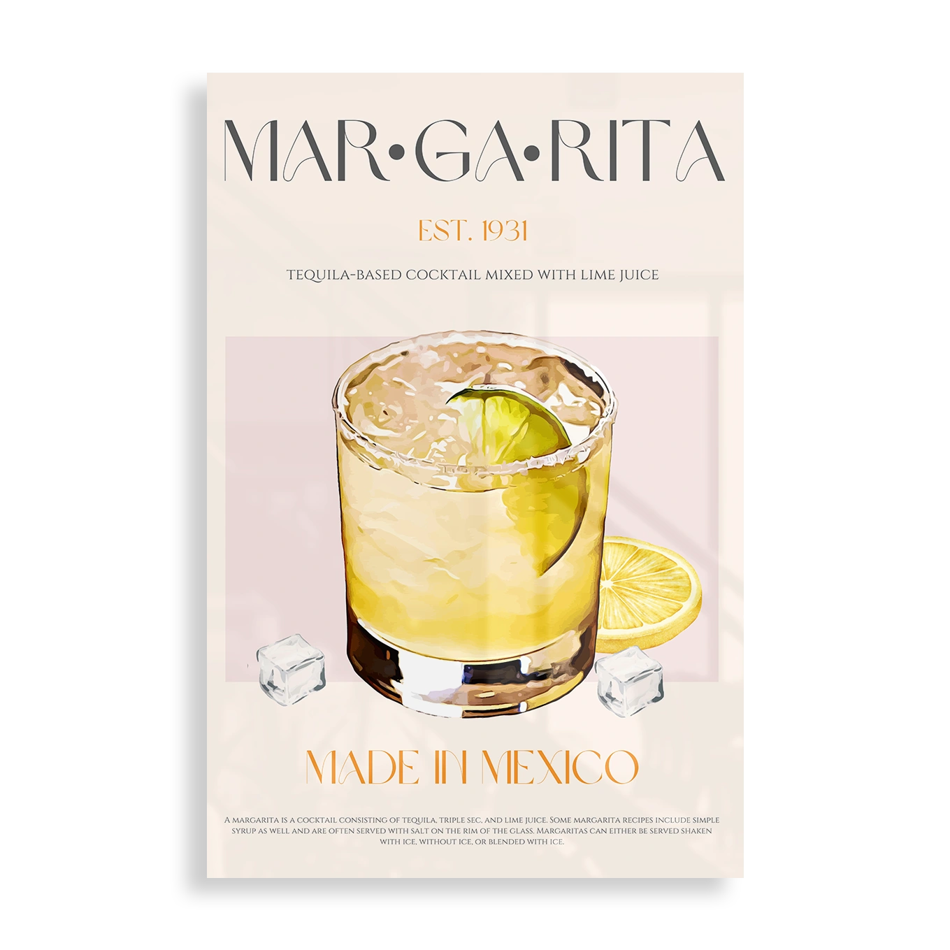 Margarita Cocktail Est. 1931