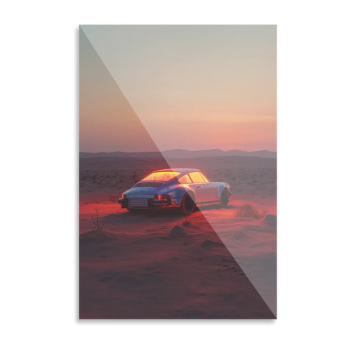 Porsche i ørkenen