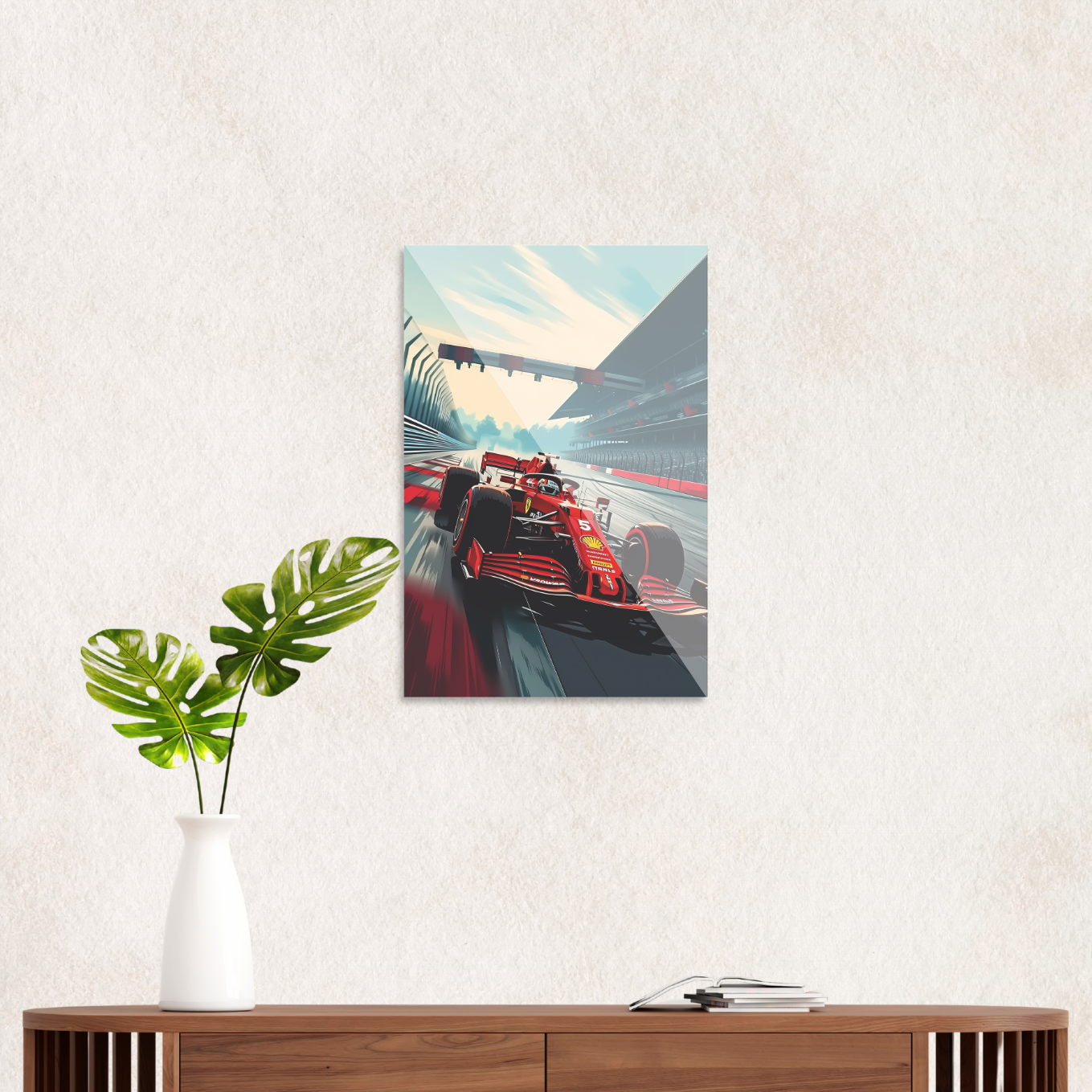 Ferrari racing victory