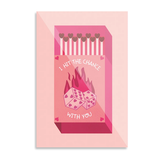 Match "I hit the chance with you"