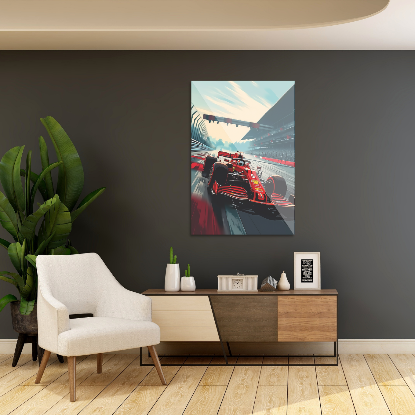 Ferrari racing victory