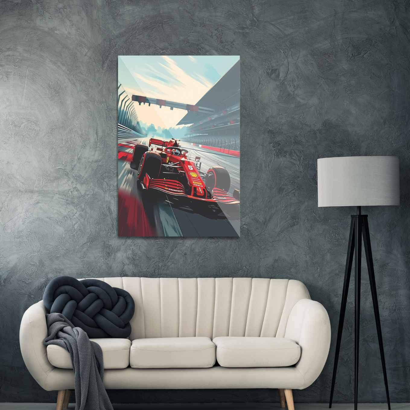 Ferrari racing victory