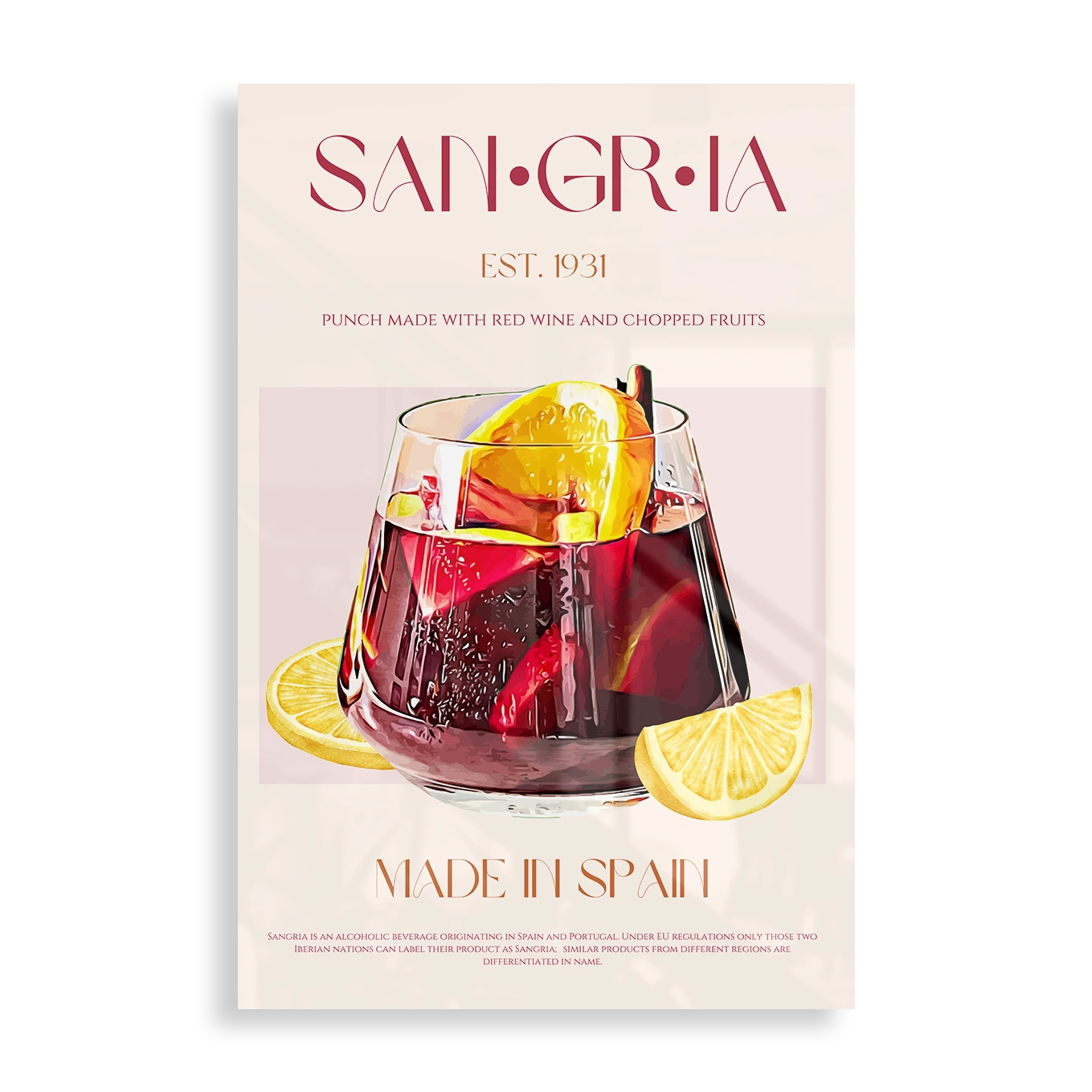 Sangria Cocktail Est. 1931