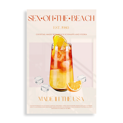 Sex on the Beach Cocktail Est. 1980