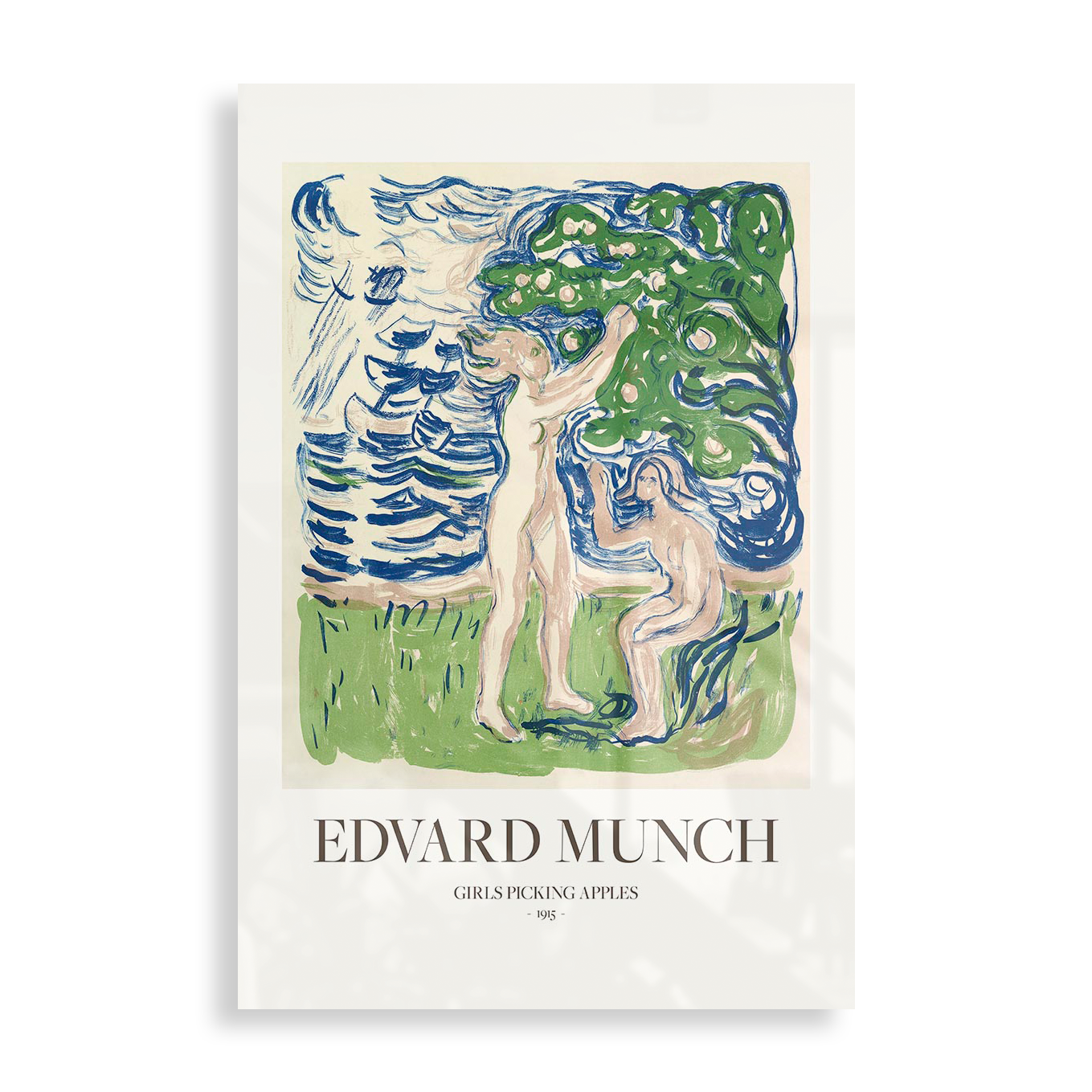 Girls Picking Apples by Edvard Munch
