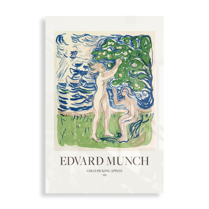 Girls Picking Apples by Edvard Munch