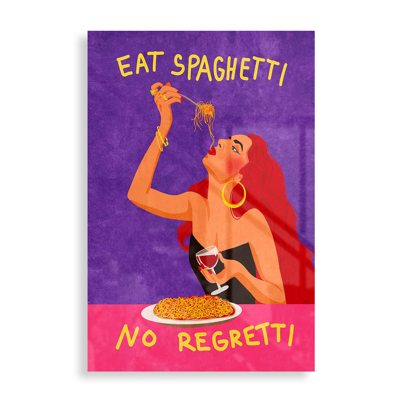 Eat spaghetti, no regretti