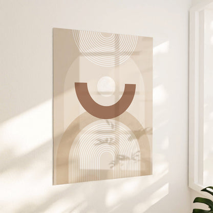 Beige cirkelmønster