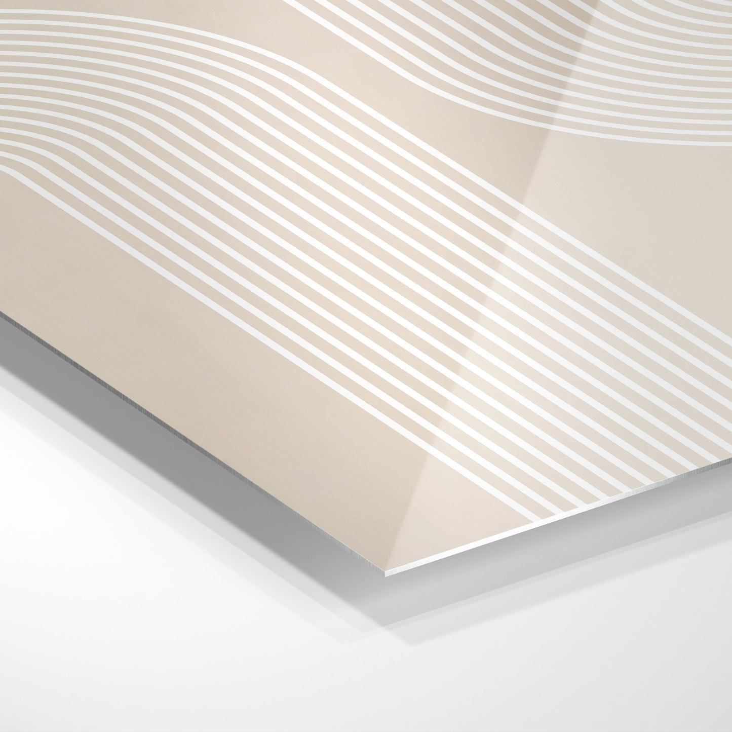 Beige cirkelmønster