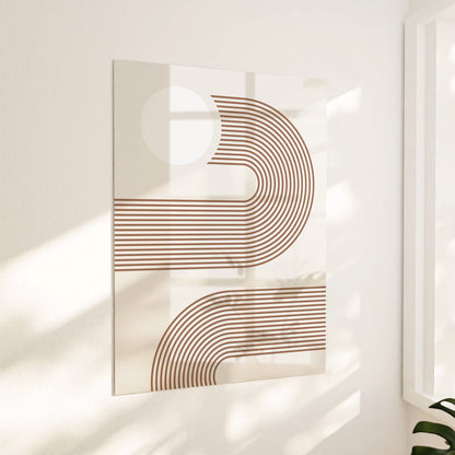 Beige cirkelmønster