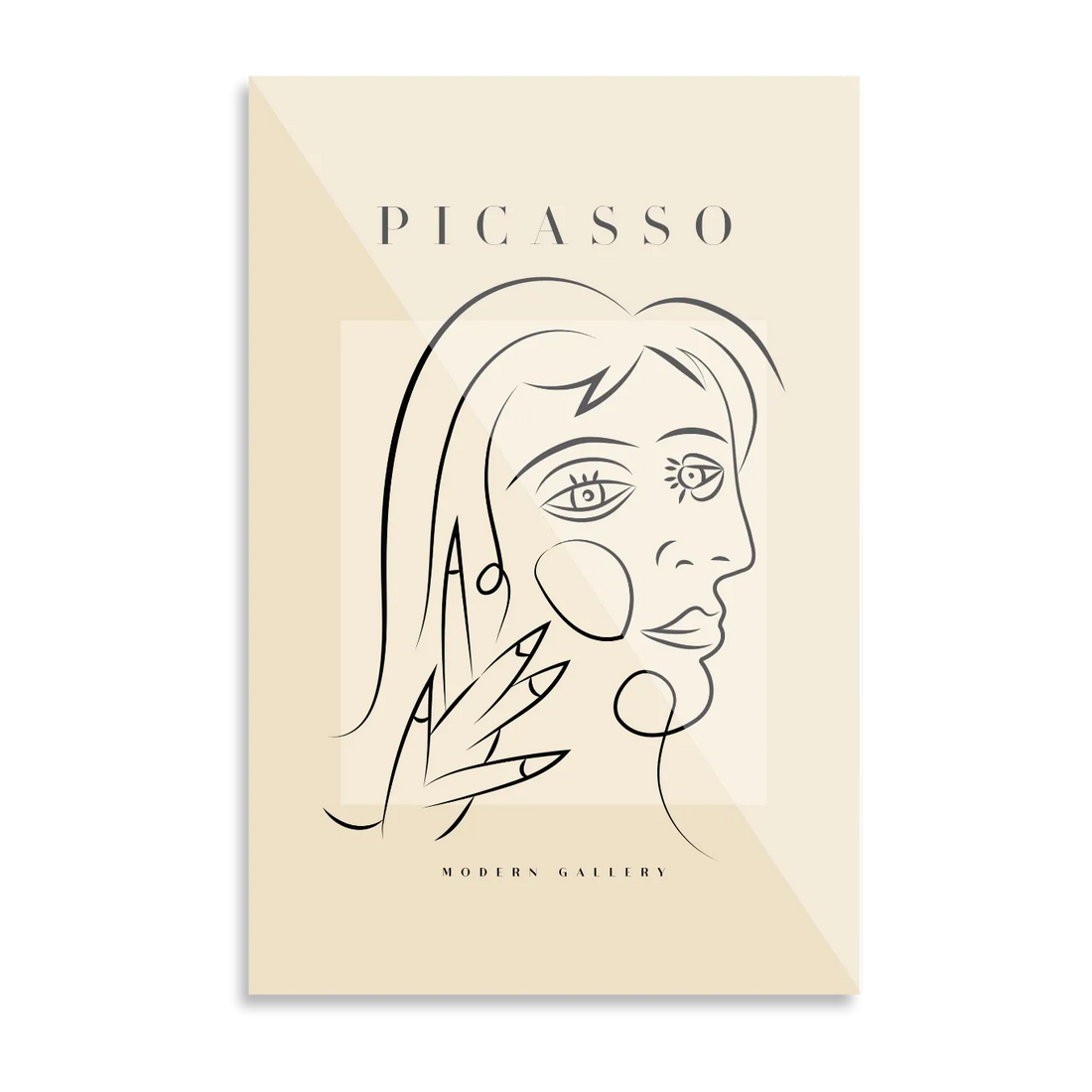 Picasso &quot;Abstrakt kvindeansigt&quot; 1