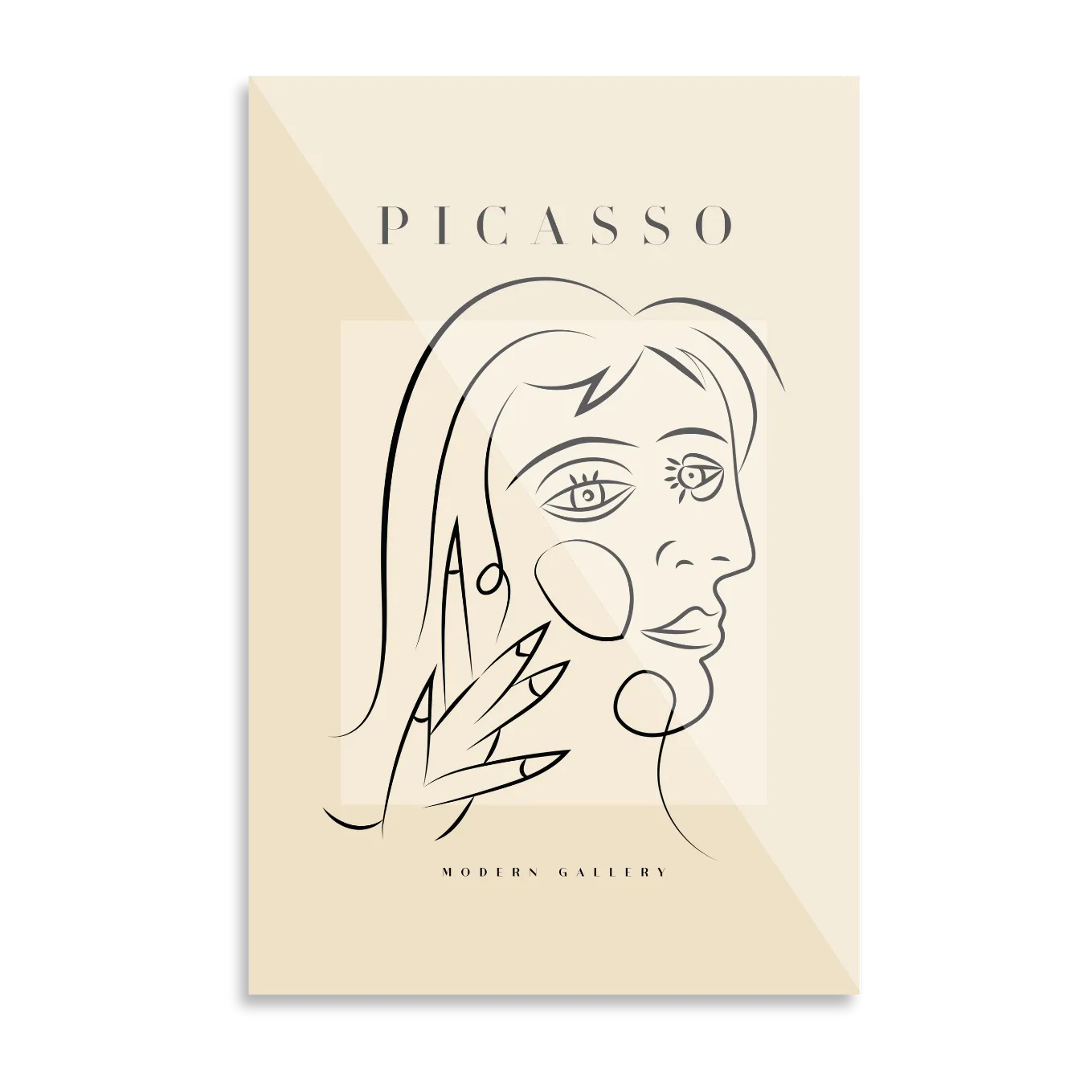 Picasso &quot;Abstrakt kvindeansigt&quot; 1