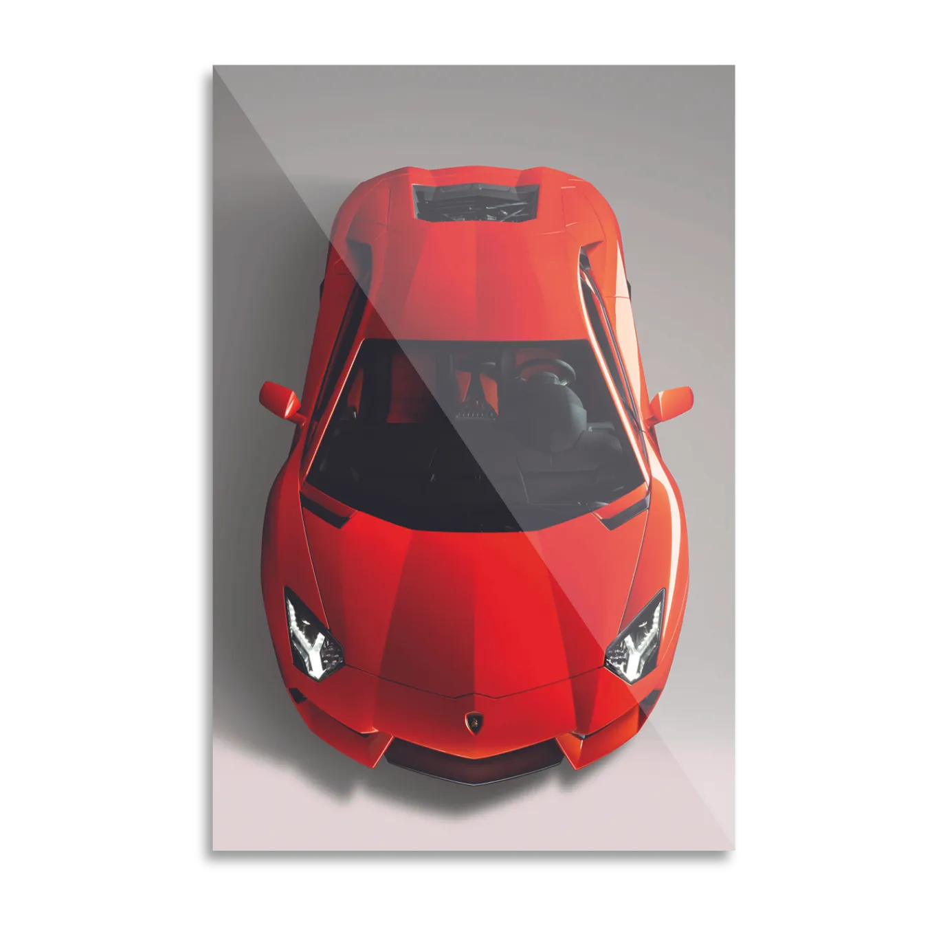 Rød Lamborghini Aventador