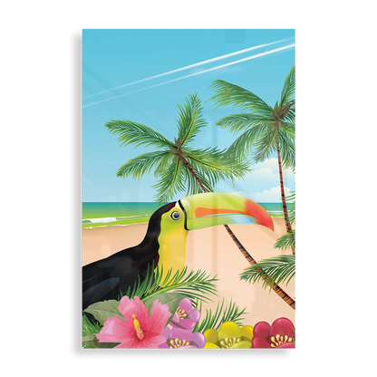 Toucan on a Beach
