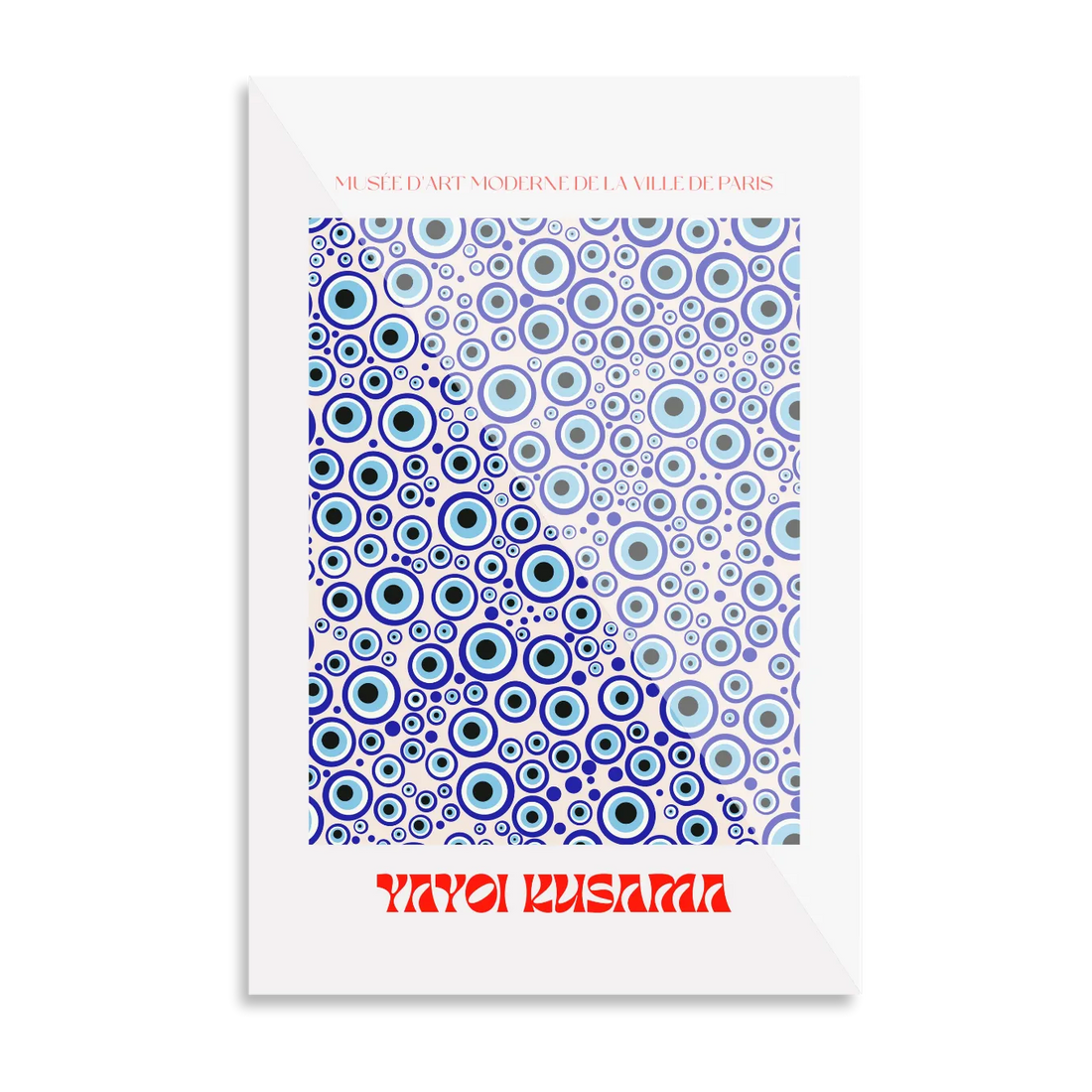 Yayoi Kusama blue circles