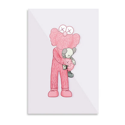 KAWS BFF Pink 1