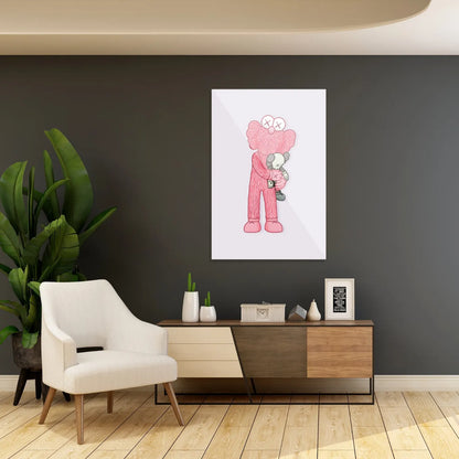 KAWS BFF Pink 1