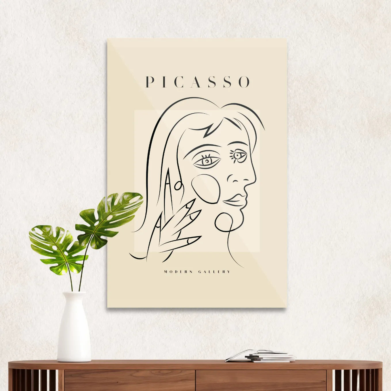 Picasso &quot;Abstrakt kvindeansigt&quot; 1