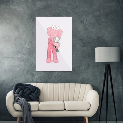 KAWS BFF Pink 1