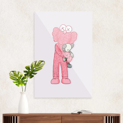 KAWS BFF Pink 1