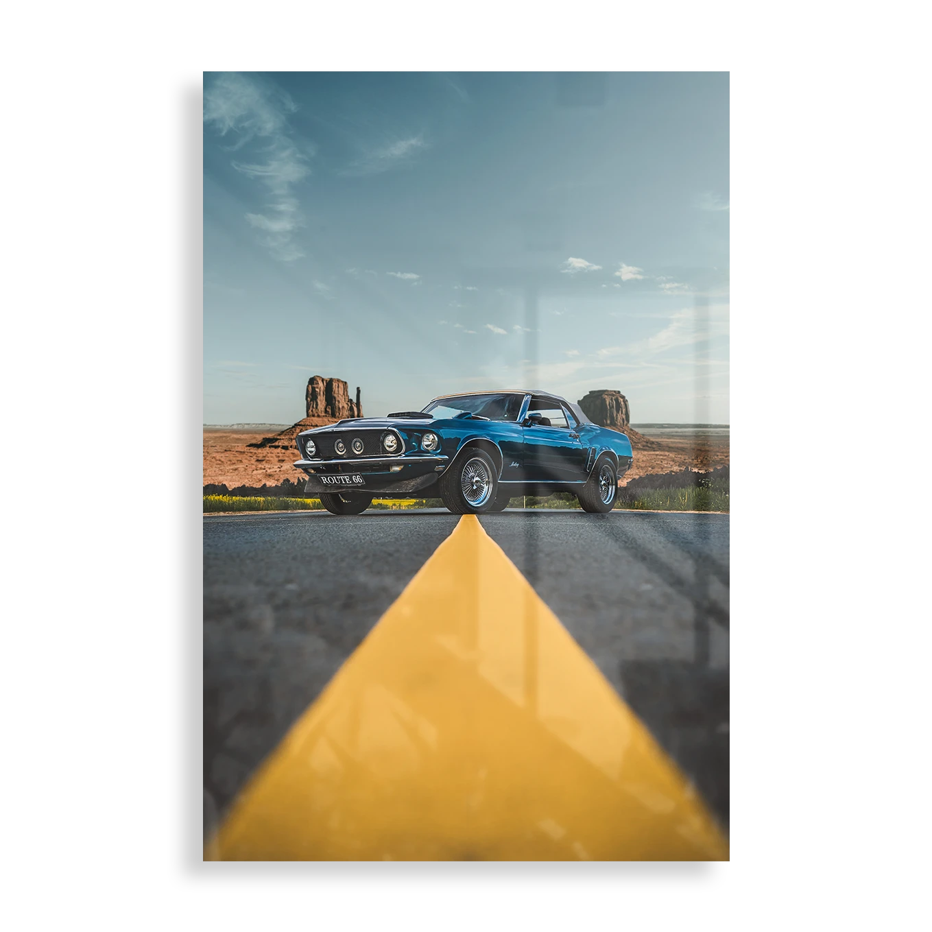Mustang on Route 66