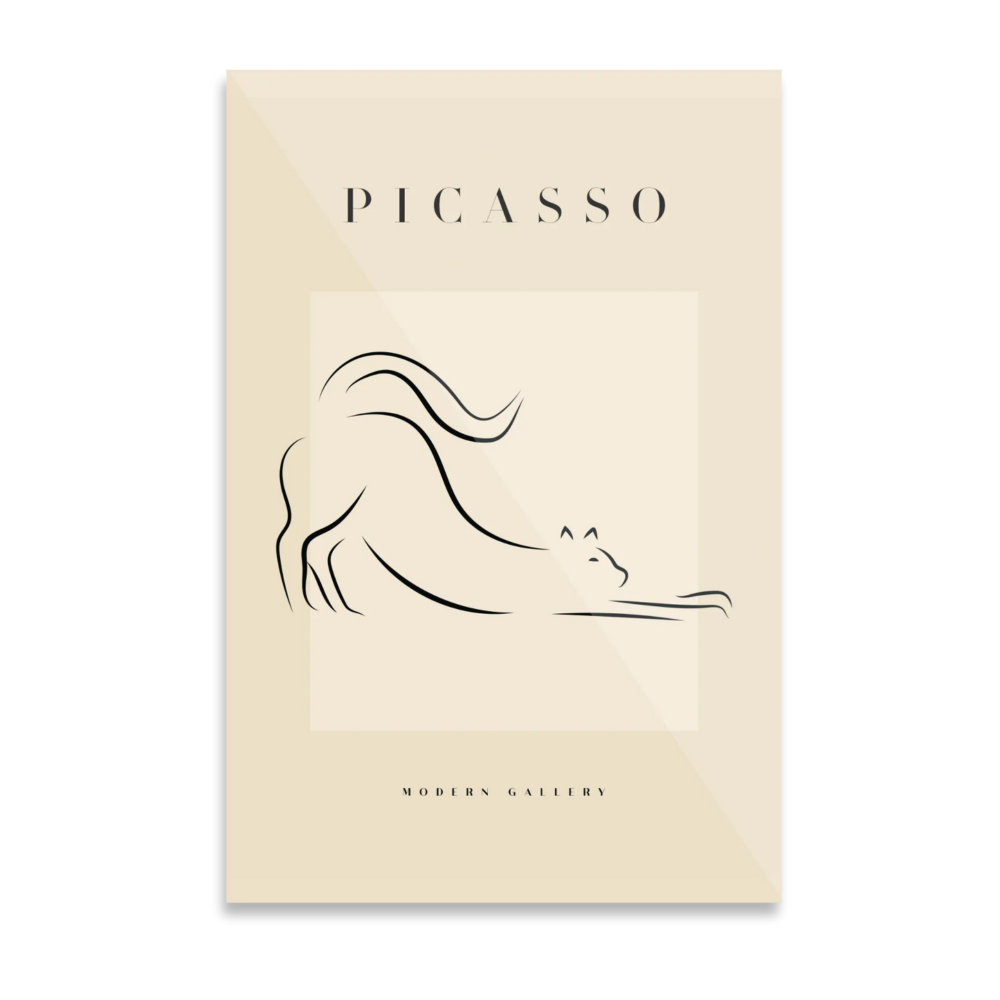 Picasso "Strækkende kat"