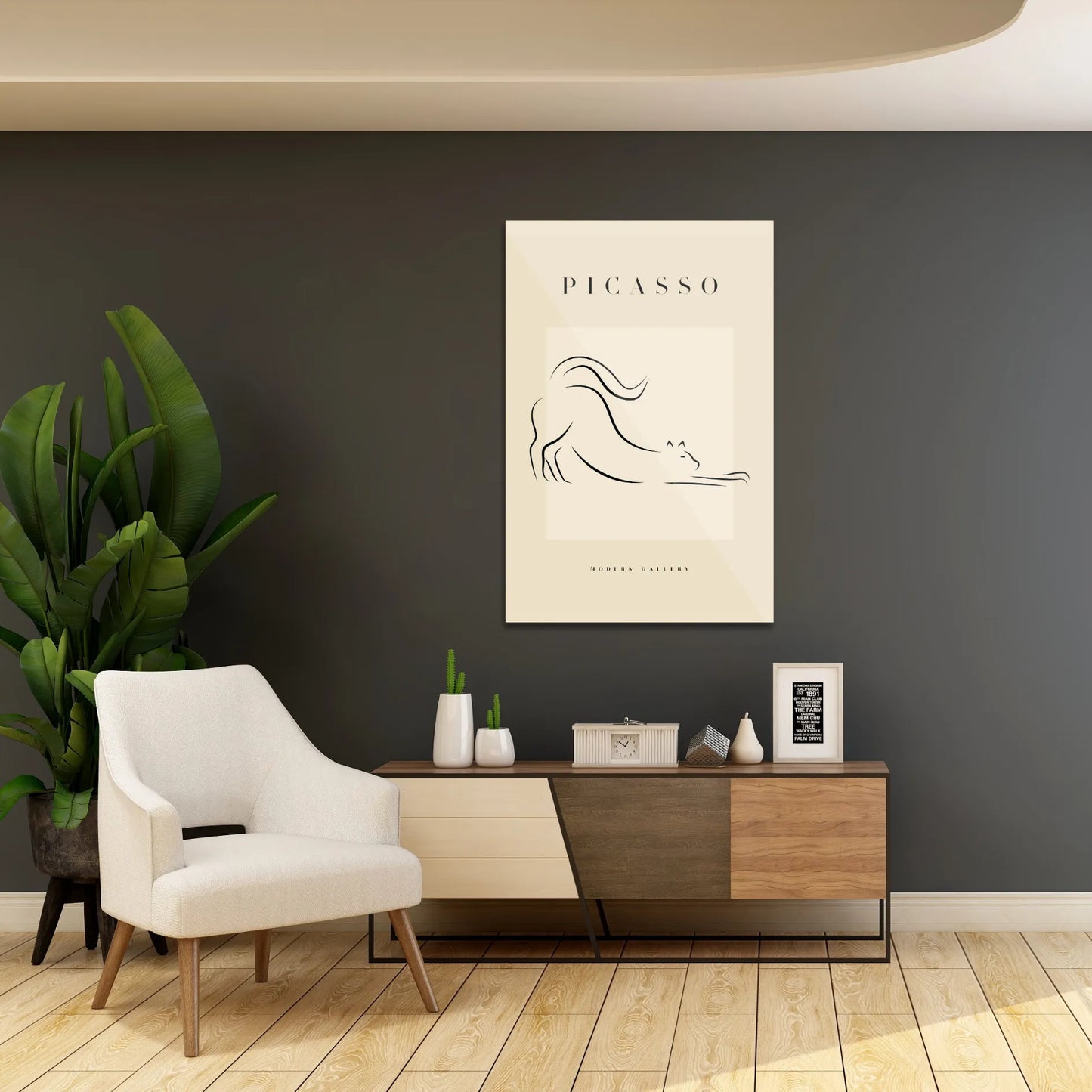 Picasso "Strækkende kat"