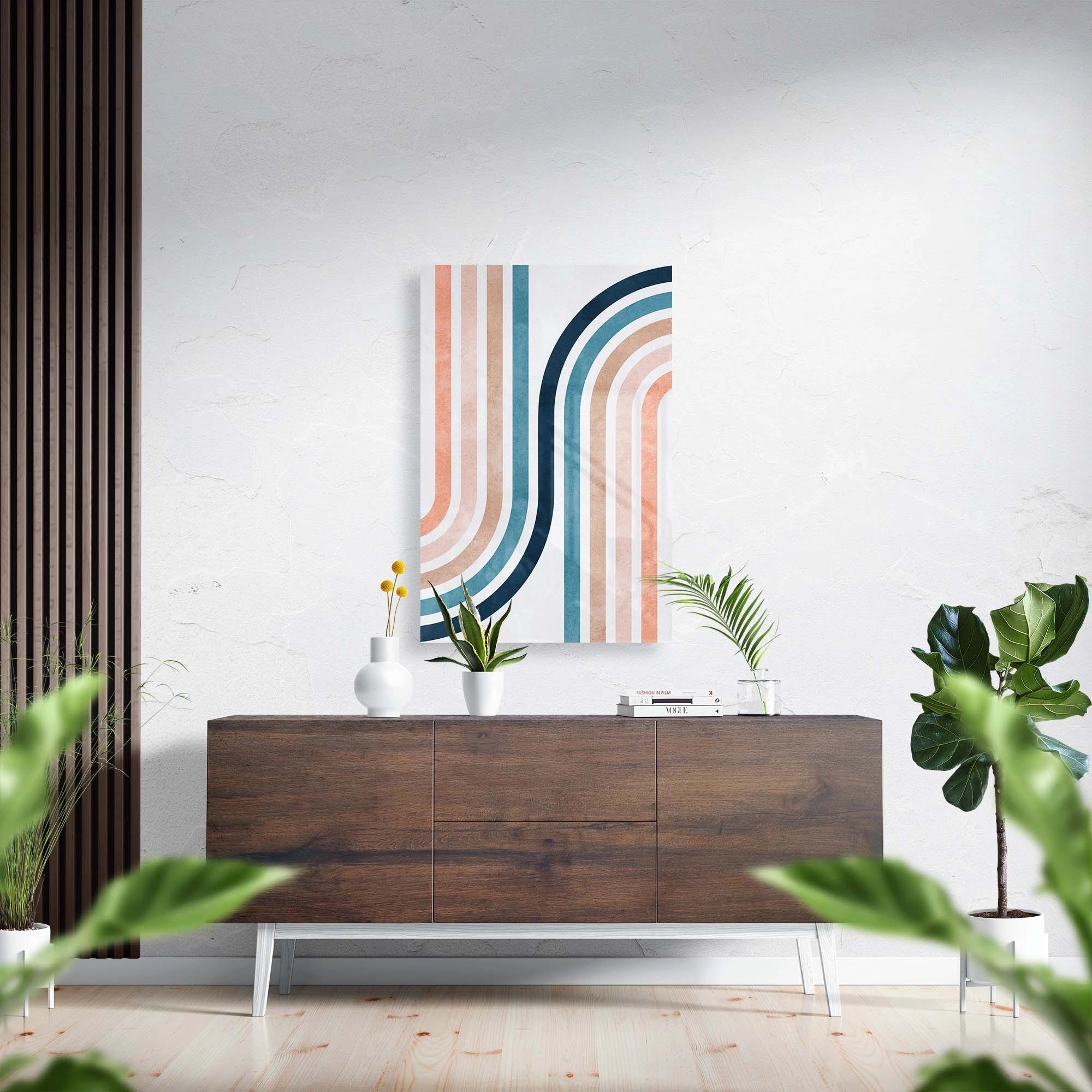 Curved lines