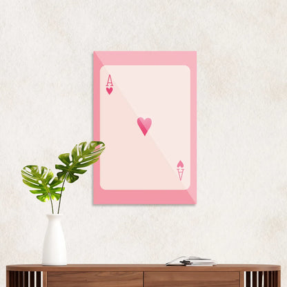 Ace of hearts Pink