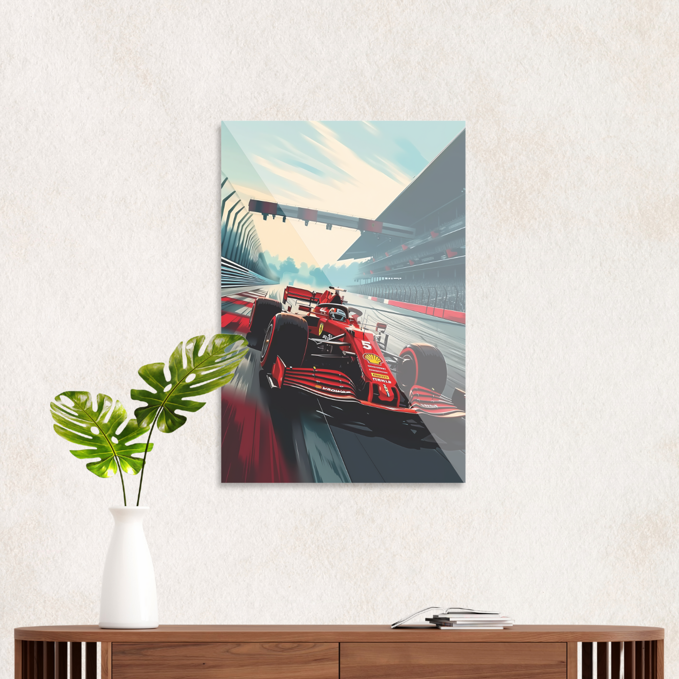 Ferrari racing victory