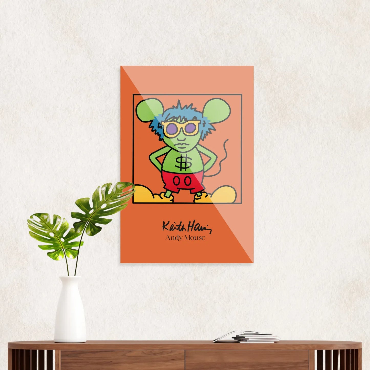 Keith Haring "Andy Mouse"