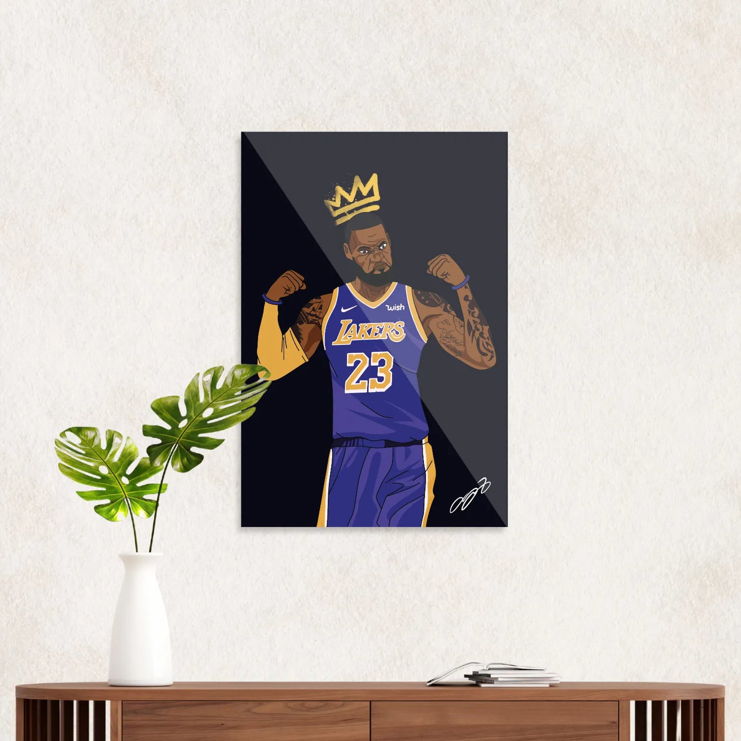 LeBron James no. 23 Crown