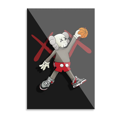 KAWS spiller basketball