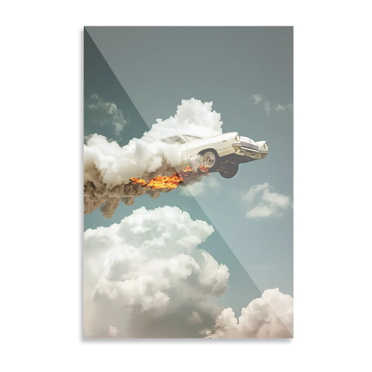 Flyvende klassisk bil