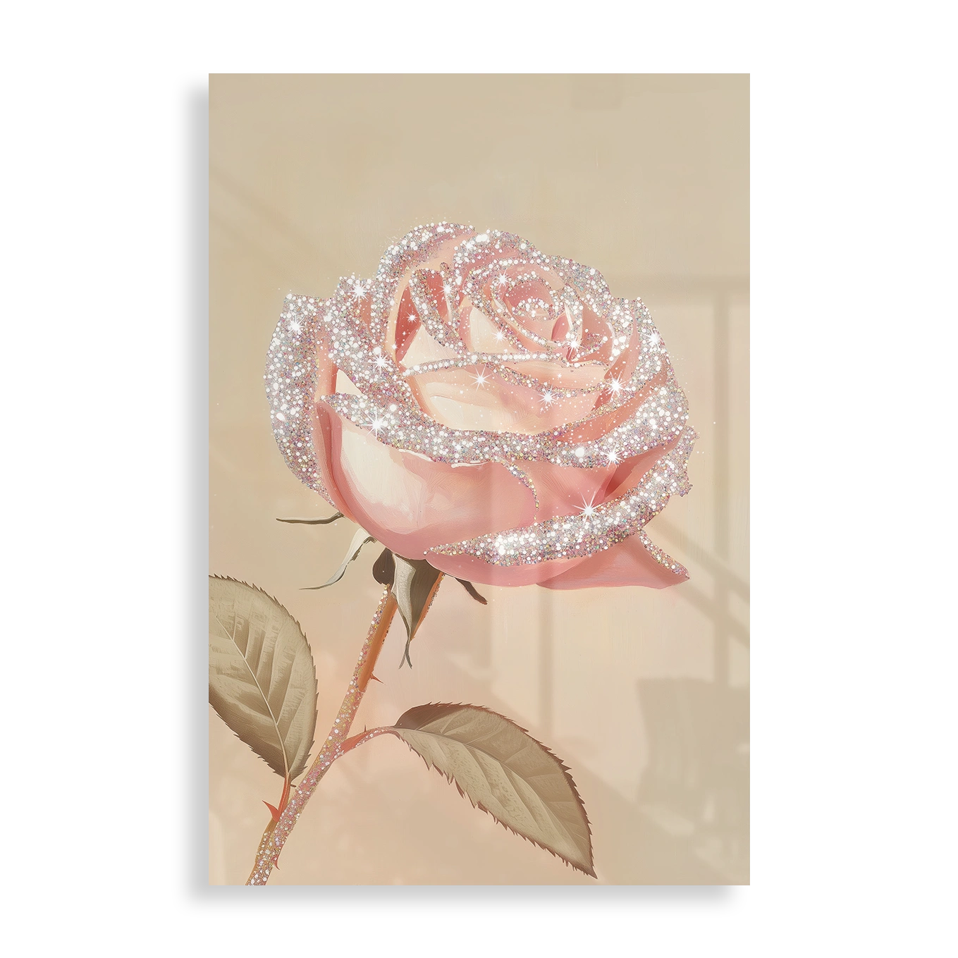 Sparkling rose