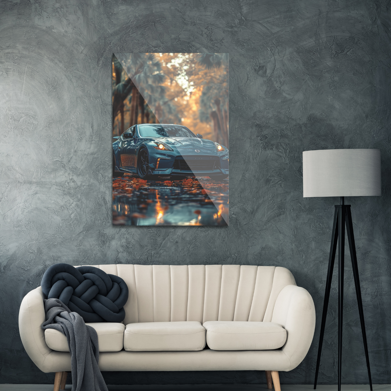 Nissan i efterårslandskab