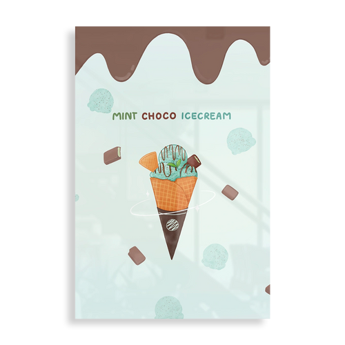 Mint chocolate Icecream