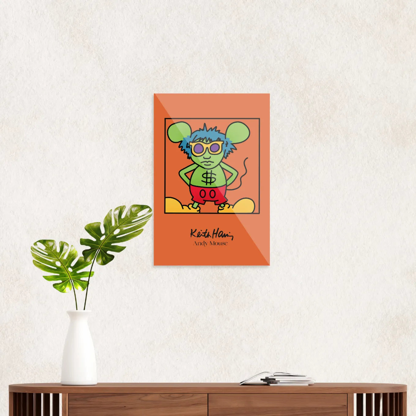 Keith Haring "Andy Mouse"