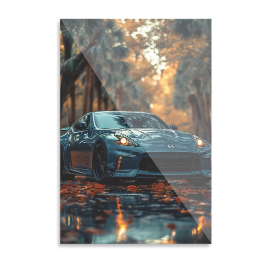 Nissan i efterårslandskab