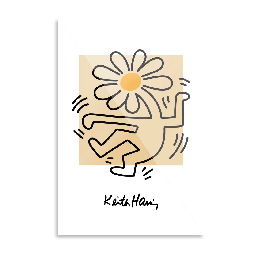 Keith Haring Flower