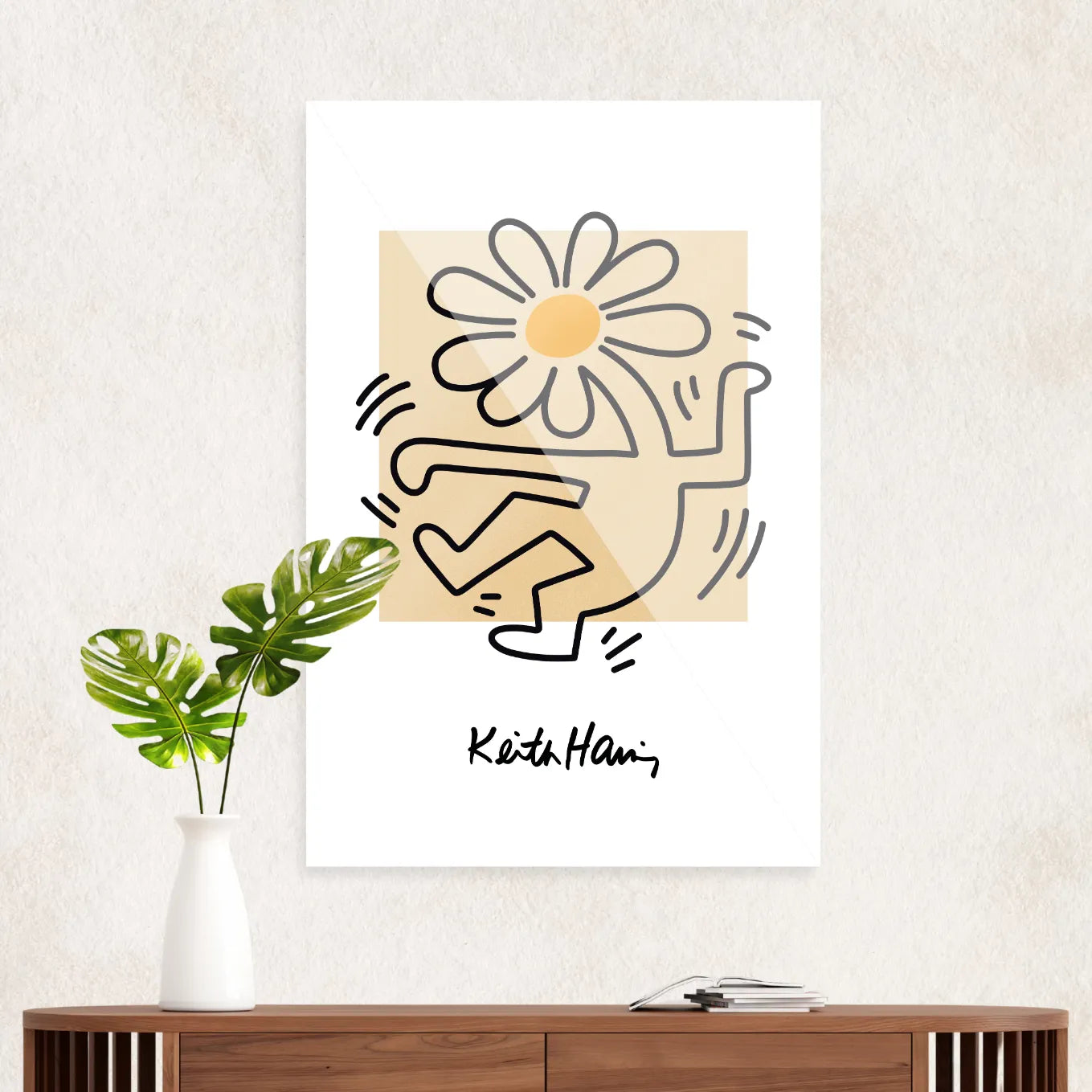 Keith Haring Flower