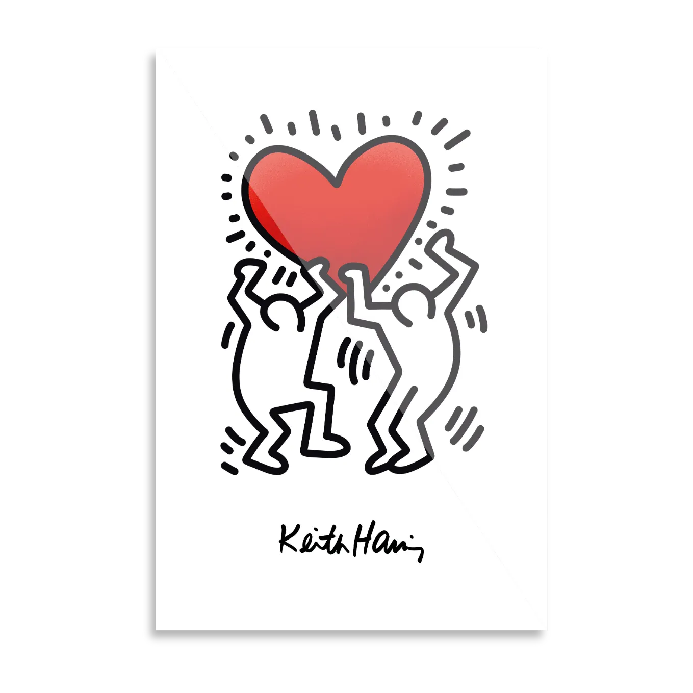 Keith Haring heart