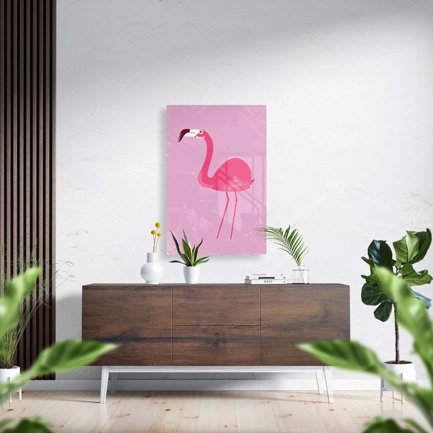 Pink flamingo