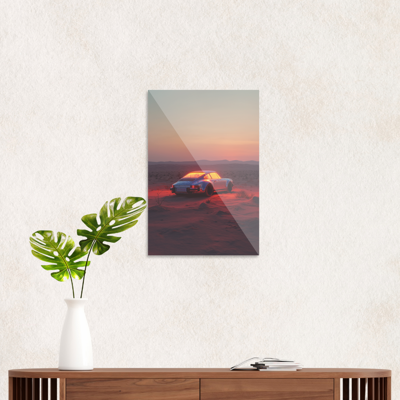 Porsche i ørkenen