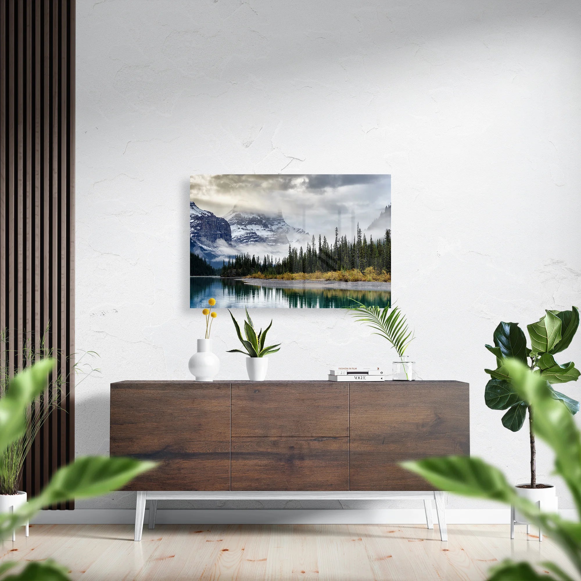 Smukt flodlandskab