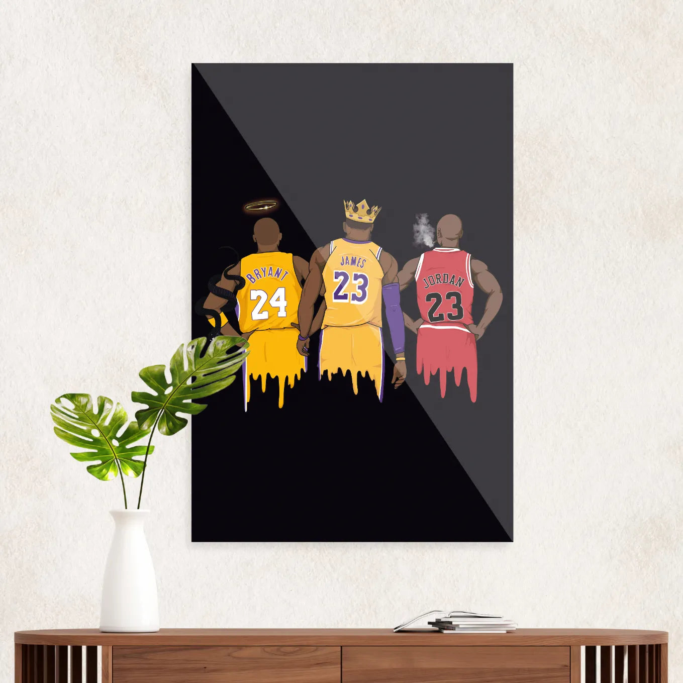 Kobe Bryant, LeBron James & Michael Jordan