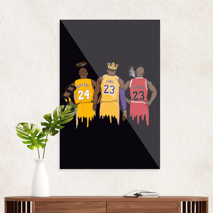 Kobe Bryant, LeBron James &amp; Michael Jordan