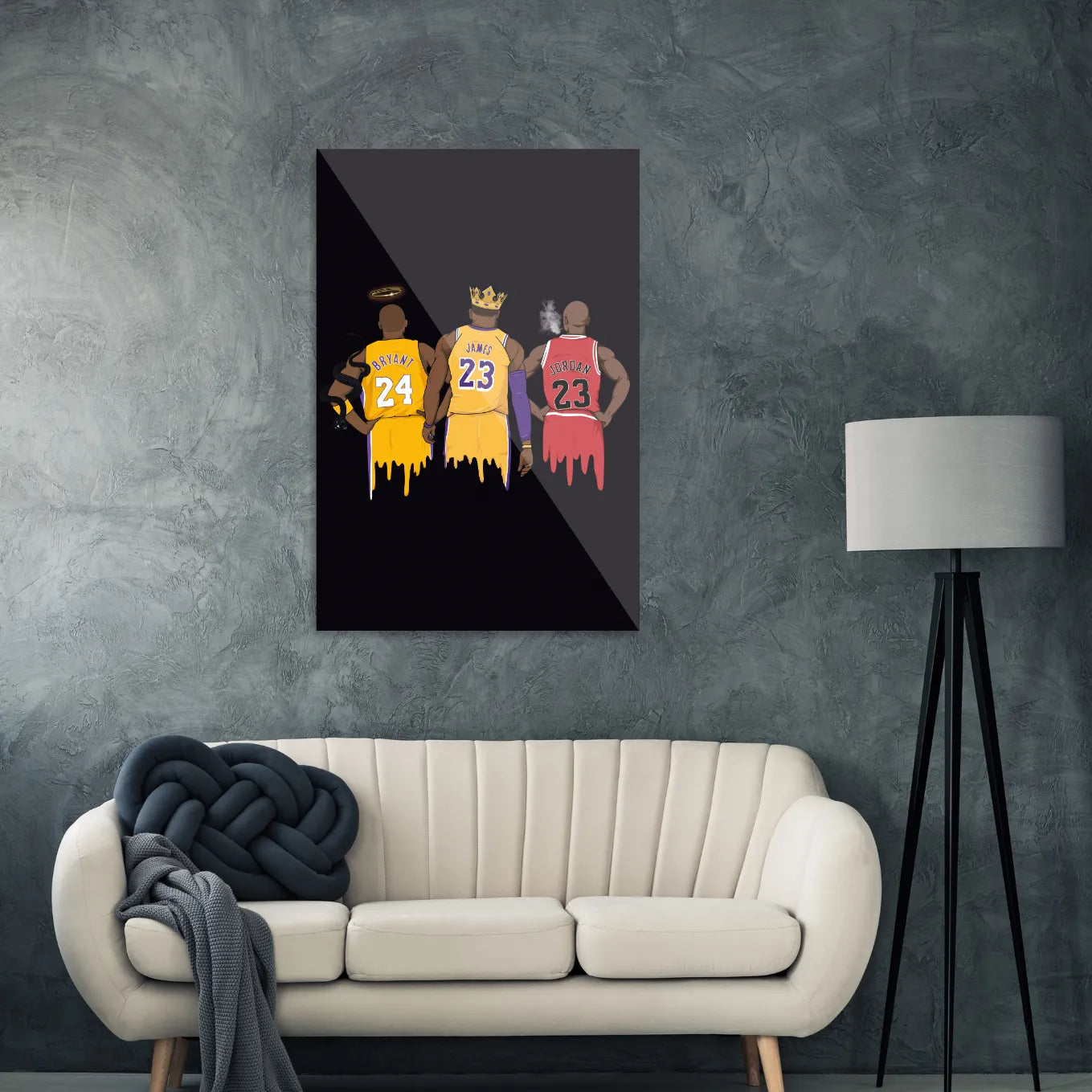 Kobe Bryant, LeBron James & Michael Jordan